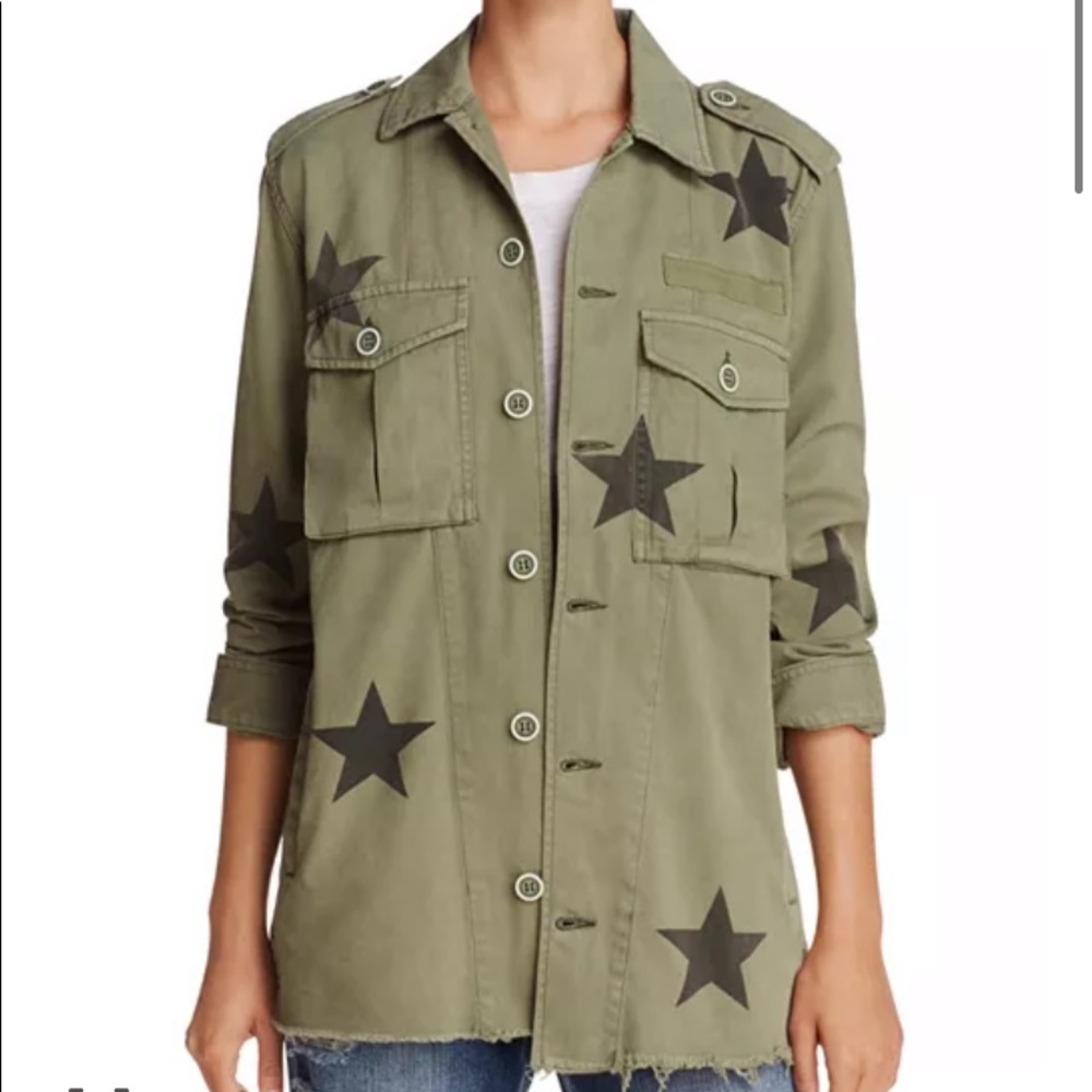 Pistola Star Print Military Jacket